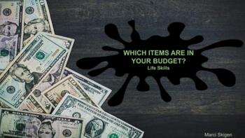 Preview of Which Items are in your Budget? - Task Cards Digital Math Activity 