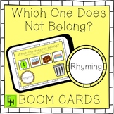 Which One Does Not Belong: Rhyming BOOM Cards