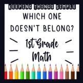 Which One Doesn't Belong - 1st Grade Math