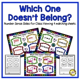 Which One Doesn't Belong (Math Open-Ended Questions/Number Talks)