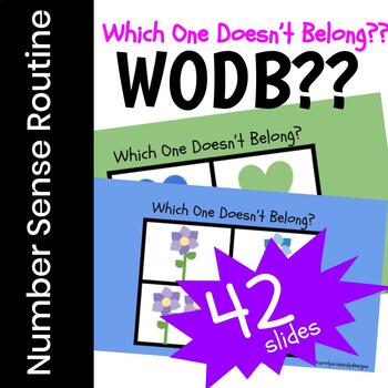 Preview of Which One Doesn't Belong? A Number Sense Routine for K-2
