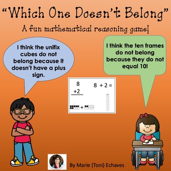 Preview of Which One Doesn't Belong A fun mathematical reasoning game!