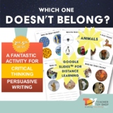 Which One Doesn't Belong? ANIMALS | Distance Learning for 