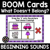 Which One Doesn't Belong BOOM Cards | BEGINNING SOUNDS