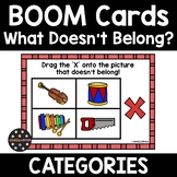 Which One Doesn't Belong BOOM Cards | CATEGORIES