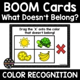 Which One Doesn't Belong BOOM Cards | COLORS
