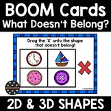 Which One Doesn't Belong BOOM Cards | SHAPES