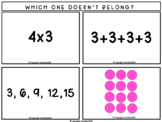 Which One Doesn't Belong Bundle- Multiplication/Division/T