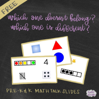 Preview of Which One Doesn't Belong? / Which One Is Different? Math Talks