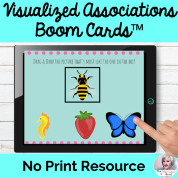 Preview of Language Processing Flashcards BOOM CARDS™ NO Print Speech | Distance Learning