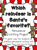 Which Reindeer is Santa's Favorite?  Why? ~ Persuasive Wri