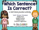 Which Sentence is Correct? A Verb Tense Practice Activity 