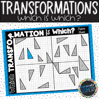 Preview of Identifying Coordinate Transformations - Reflections - Rotations - Translations