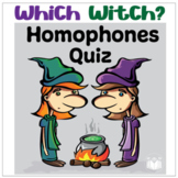 Which Witch Homophones Lessons with Quiz