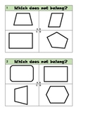 Which does not belong? - Polygons