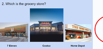 Preview of Which is a Grocery Store? (Life Skills)