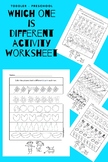 Which one is different (preschool worksheet)