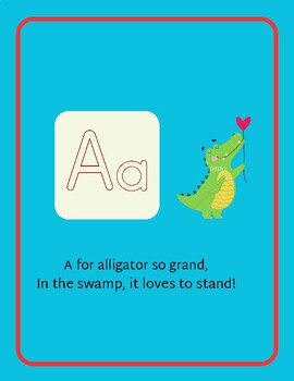 Preview of Whimsical ABCs: Alphabet Posters with Poems
