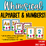 Whimsical Alphabet & Numbers (Includes Ordinals, too!)
