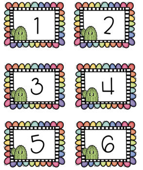 Preview of Whimsical Cactus Labels