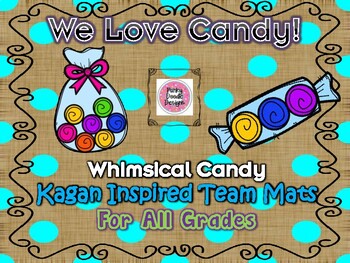 Whimsical Candy Kagan Inspired Team Mats By Punky Doodle Designs