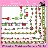 Christmas Clip Art Page Borders & Frames Set 2