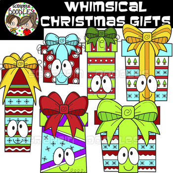 Download Whimsical Christmas Gifts By Scrappin Doodles Teachers Pay Teachers