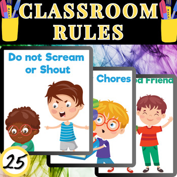 Preview of Whimsical Classroom Code: Engaging Rules Printables for Young Learners!