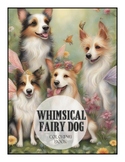 Whimsical Fairy Dog Scenes: Coloring Sheets Collection For Kids