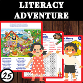 Whimsical Literacy Adventure: Engaging Worksheets for Youn