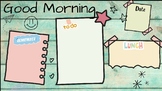 Whimsical Morning Agenda Slides