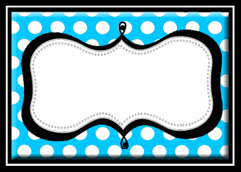Preview of Whimsical Polka Dot Labels