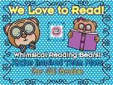 Whimsical Reading Bears Kagan Inspired Team Mats