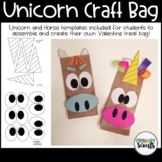 Unicorn Valentine's Day Craft Bag