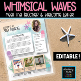 Whimsical Waves Welcome & Meet the Teacher Letter