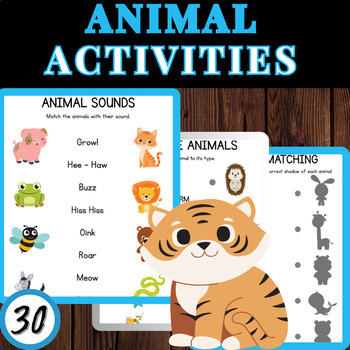 Preview of Whimsical Wildlife Wonders: Engaging Animal Activities for Curious Young Minds