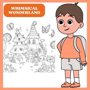 Preview of Whimsical Wonderland Coloring Extravaganza