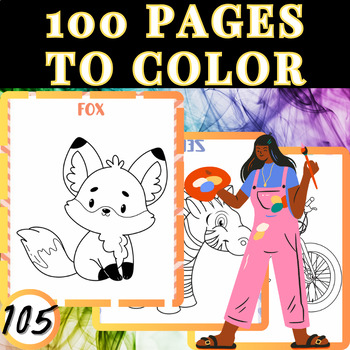 Preview of Whimsical Worlds: A Creative Coloring Adventure for Young Minds