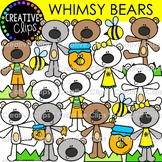Whimsy Bear Clipart {Creative Clips Clipart}