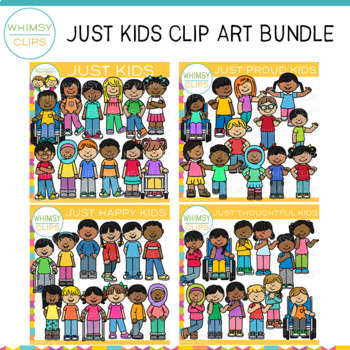 Preview of Just Everyday Kids Clip Art Bundle