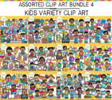 Whimsy Clips Love's Teachers 2 - Assorted Kids Clip Art Bundle
