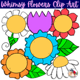 Whimsy Flowers Clip Art