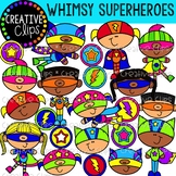 Whimsy Superhero Kids {Superhero Clipart}