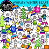 Whimsy Winter Bears {Winter Clipart}