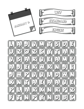 Whimsy Word Search 1098 High Frequency Writing Words Letters Tpt