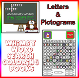 Vocab, 3rd, 4th & 5th word search coloring printable pages