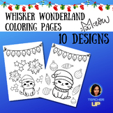 Whisker Wonderland: 10 Meowy Christmas Cat-Themed Coloring Pages