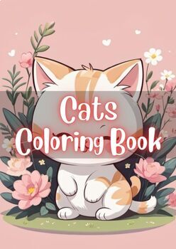 Preview of Whiskers and Colors Galore: Cat Coloring Extravaganza with 151 Pages