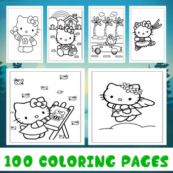 Hello Kitty coloring pages on Coloring-Book by abdell hida