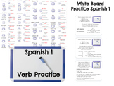 White Board Practice - Spanish 1 Verb Practice (regular, i